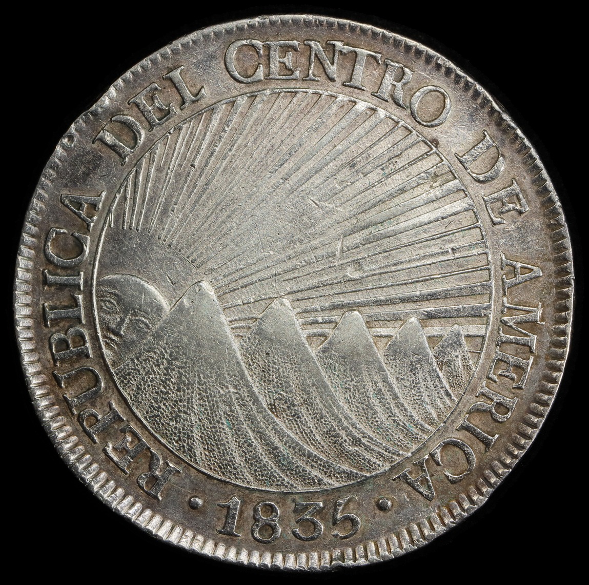 1835 8 Reales - NG M, 10D 20Gs - obverse