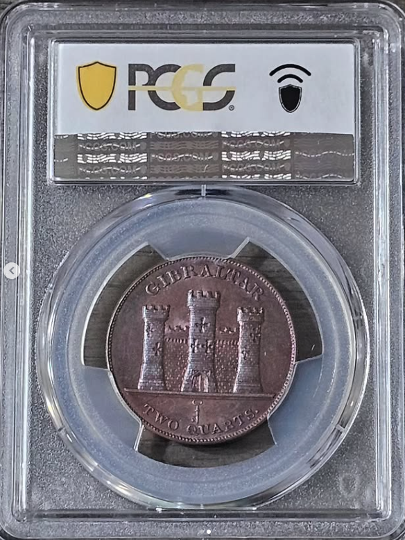 1842/1 2 Quarts - overdate 1842 over 1841 reverse