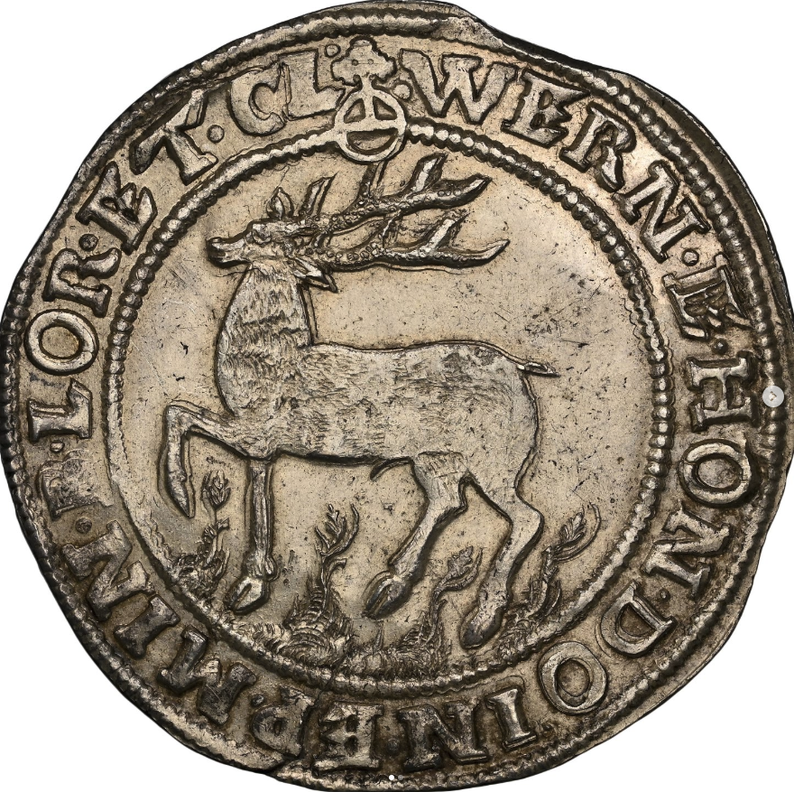 1626 Thaler - Wolfgang Georg, Count of Stolberg - obverse