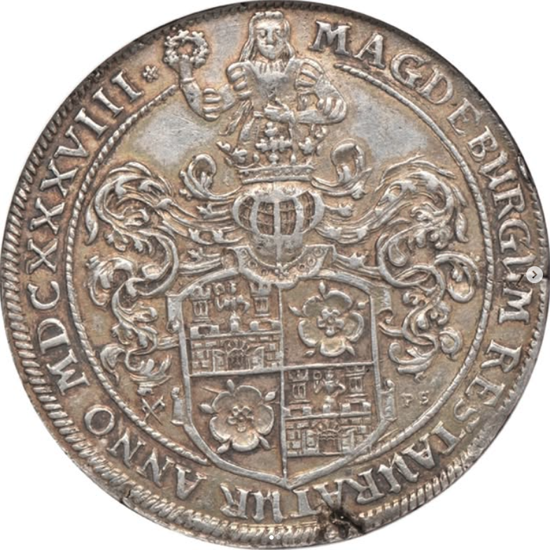 1638 Thaler (Dav-5518) - obverse