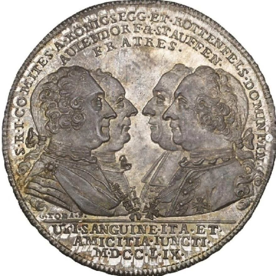 1759 Konventionstaler - Four Brothers Thaler - obverse